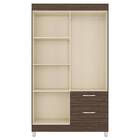 Guarda Roupa Berlim 4 Portas Chocolate Bnn Decor