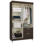 Guarda Roupa Berlim 4 Portas Chocolate Tana Decor