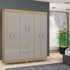 Guarda Roupa Berlim 6 Portas Damasco Off White Bnn Decor