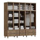 Guarda-roupa Berlin 10 Portas 06 Gavetas Móveis Cavazotto - I