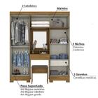 Guarda Roupa Betim Com 6 Portas - Natural/off White