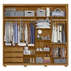 Guarda Roupa Brian 2 Portas De Correr Freijó Off White Bnn De