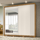 Guarda Roupa Brian 2 Portas De Correr Freijó Off White Bnn De