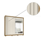 Guarda Roupa Brian 2 Portas De Correr Freijó Off White Bnn De