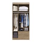 Guarda Roupa Bromélia C/espelho 83cm 03 Portas 02 Gavetas Rp3