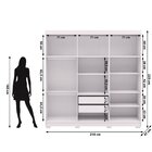 Guarda-roupa Buriti Casal 6 Portas Branco