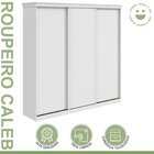 Guarda-roupa Caleb 246cm 3 Portas 2 Gavetas 9 Prateleiras Bra