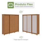 Guarda-roupa Caleb 246cm 3 Portas 2 Gavetas 9 Prateleiras Com