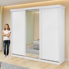 Guarda-roupa Caleb 246cm 3 Portas 3 Gavetas 7 Prateleiras 1 P