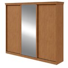 Guarda-roupa Caleb 246cm 3 Portas 4 Gavetas 8 Prateleiras 1 P