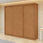 Guarda-roupa Caleb 246cm 3 Portas 6 Gavetas 6 Prateleiras Ame
