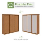 Guarda-roupa Caleb 246cm 3 Portas 6 Gavetas 6 Prateleiras Ame