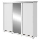 Guarda-roupa Caleb 246cm 3 Portas 9 Gavetas 5 Prateleiras 1 P