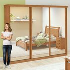 Guarda-roupa Caleb 276cm 3 Portas 2 Gavetas 7 Prateleiras Sup