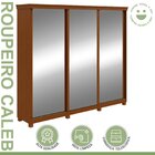 Guarda-roupa Caleb 276cm 3 Portas 2 Gavetas 7 Prateleiras Sup