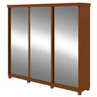 Guarda-roupa Caleb 276cm 3 Portas 2 Gavetas 7 Prateleiras Sup