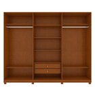 Guarda-roupa Caleb 276cm 3 Portas 2 Gavetas 7 Prateleiras Sup