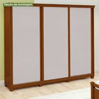 Guarda-roupa Caleb 276cm 3 Portas 2 Gavetas 9 Prateleiras Com