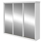 Guarda-roupa Caleb 276cm 3 Portas 2 Gavetas 9 Prateleiras Sup