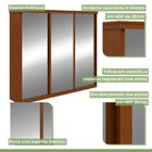 Guarda-roupa Caleb 276cm 3 Portas 3 Gavetas 7 Prateleiras Sup