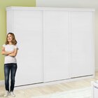 Guarda-roupa Caleb 276cm 3 Portas 3 Gavetas 9 Prateleiras Bra