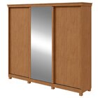 Guarda-roupa Caleb 276cm 3 Portas 4 Gavetas 6 Prateleiras 1 P