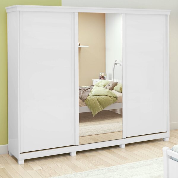 Guarda-roupa Caleb 276cm 3 Portas 6 Gavetas 5 Prateleiras 1 P