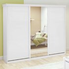 Guarda-roupa Caleb 276cm 3 Portas 6 Gavetas 5 Prateleiras 1 P