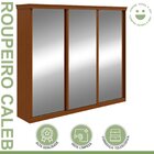 Guarda-roupa Caleb 276cm 3 Portas 6 Gavetas 5 Prateleiras Sup