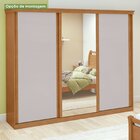 Guarda-roupa Caleb 276cm 3 Portas 6 Gavetas 6 Prateleiras 1 P