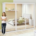 Guarda-roupa Caleb 276cm 3 Portas 6 Gavetas 6 Prateleiras Sup