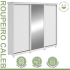 Guarda-roupa Caleb 276cm 3 Portas 9 Gavetas 5 Prateleiras 1 P