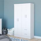 Guarda Roupa Camélia Com 4 Portas - Branco