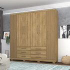 Guarda Roupa Canadá 6 Portas E 6 Gavetas Nature/brisa - Vila