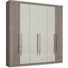 Guarda-roupa Canadá 6 Portas - Moval - Carvalho / Camurca