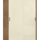 Guarda-roupa Cancun 2 Portas Flex Ipe Tex-ipe Tex/ipe Tex-off