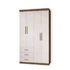 Guarda-roupa Cancun 4 Portas Cancún Jequitiba/off White