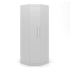 Guarda-roupa Canto Modulado 1 Porta Cancun  Branco