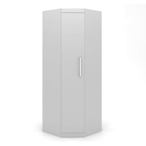 Guarda-roupa Canto Modulado 1 Porta Cancun  Branco