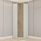 Guarda Roupa Canto Obliquo 1 Porta Seletto Areia Hp / Jequiti