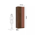 Guarda Roupa Canto Reto 1 Porta 80cm Prime Luciane Móveis - N