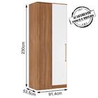 Guarda Roupa Canto Reto 71150k Demartez