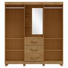Guarda Roupa Capela Madeira Maciça 4p 3g 183 Cm 1143 Milani S