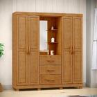 Guarda Roupa Capela Madeira Maciça 4p 3g 183 Cm 1143 Milani S