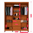 Guarda Roupa Capelinha 4 Portas E 3 Gavetas Imop