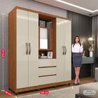 Guarda Roupa Capelinha 4 Portas E 3 Gavetas Imop