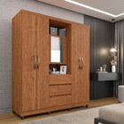 Guarda Roupa Capelinha 4 Portas E 3 Gavetas Imop