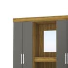 Guarda Roupa Capelinha 4 Portas Fortaleza Nature/alasca - Vlr