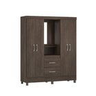 Guarda Roupa Capelinha 4 Portas Lord  Móveis Ébano