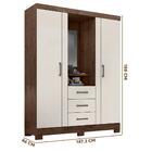 Guarda Roupa Capelinha Colorado Jacaranda/off White 2 Portas